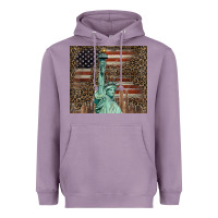 Lavender statue of liberty tumbler Heavyweight Hoodie - BarkalooDesign
