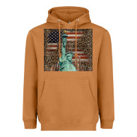Meerkat statue of liberty tumbler Heavyweight Hoodie - BarkalooDesign