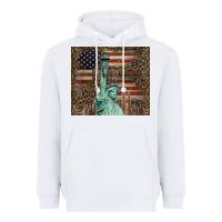 White statue of liberty tumbler Heavyweight Hoodie - BarkalooDesign