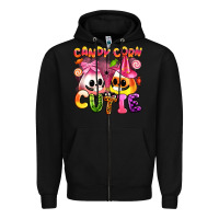 Black candy corn cutie Zipper Hoodie - Artiststas