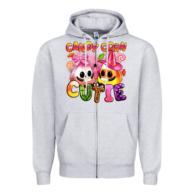 Candy Corn Cutie Zipper Hoodie by Artiststas | Teevron