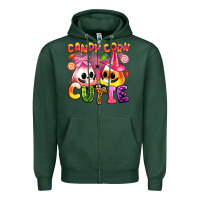 Sports Green candy corn cutie Zipper Hoodie - Artiststas