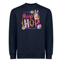 Navy hip hop Heavyweight Sweatshirt - CowhideDigitalArt