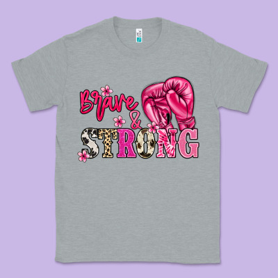 Brave And Strong Classic Tee Designed By Nancycooperartshop