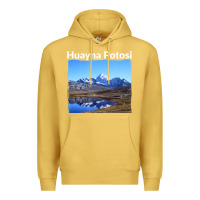 Antique Gold Bolivia Huayna Potosi Mountain Andes Art Premium Hoodie - trangStudio