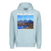 Blue Mist Bolivia Huayna Potosi Mountain Andes Art Premium Hoodie - trangStudio