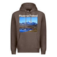 Bolivia Huayna Potosi Mountain Andes Art Premium Hoodie | Teevron