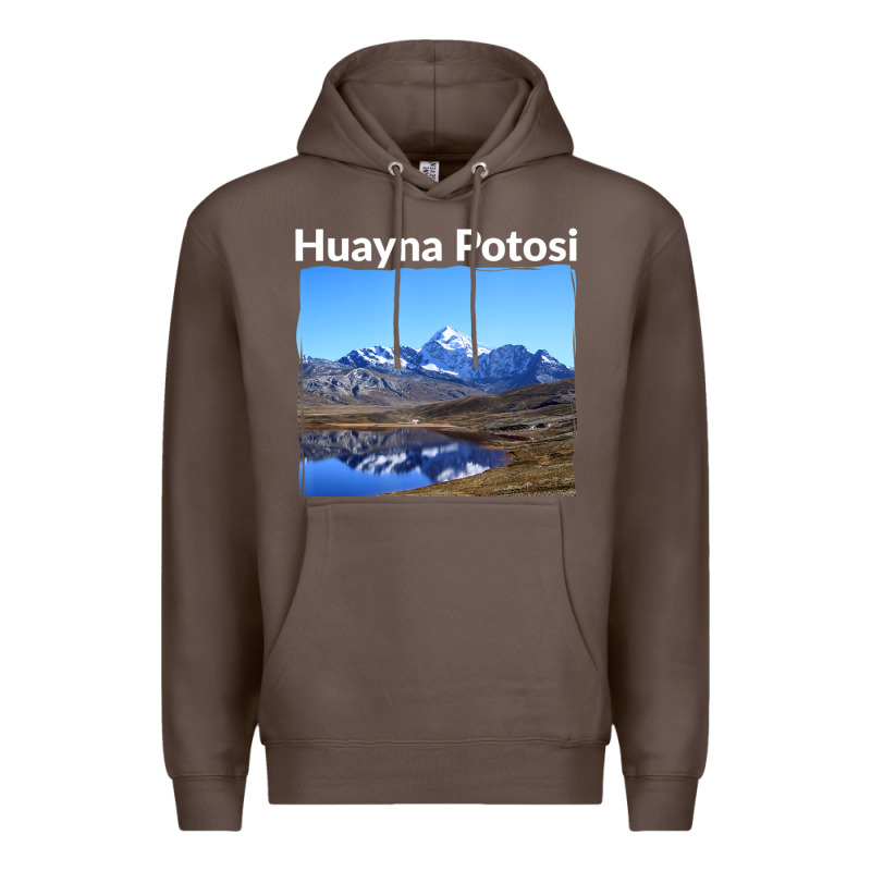 Bolivia Huayna Potosi Mountain Andes Art Premium Hoodie by trangStudio | Teevron