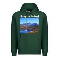 Sports Green Bolivia Huayna Potosi Mountain Andes Art Premium Hoodie - trangStudio