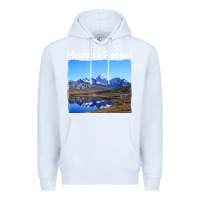 White Bolivia Huayna Potosi Mountain Andes Art Premium Hoodie - trangStudio