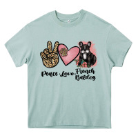 Arona peace love french bulldog Heavy Core Tee - JahusDesignShop