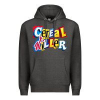 Charcoal Heather Cereal Killer For The Cereal Lovers In Your Family Premium Hoodie - trangStudio