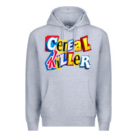Heather Grey Cereal Killer For The Cereal Lovers In Your Family Premium Hoodie - trangStudio