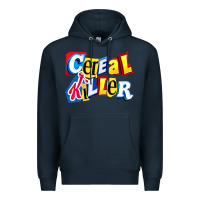 Navy Cereal Killer For The Cereal Lovers In Your Family Premium Hoodie - trangStudio