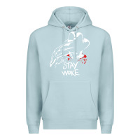 Blue Mist stay woke freddy krueger Premium Hoodie - trangStudio