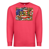 Cardinal western america map usa Premium Sweatshirt - BarkalooDesign