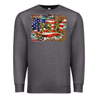 Charcoal Heather western america map usa Premium Sweatshirt - BarkalooDesign
