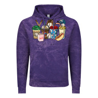 Cloud Purple Baseball coffee cups Vintage Hoodie - HowdyJamesFarm