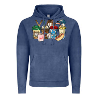 Vintage Denim Baseball coffee cups Vintage Hoodie - HowdyJamesFarm