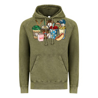 Vintage Olive Baseball coffee cups Vintage Hoodie - HowdyJamesFarm