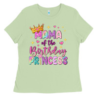Matcha mama of the birthday princess Ladies Tee - NancyCooperArtShop