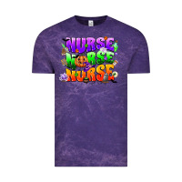 Cloud Purple nurse nurse nurse halloween Vintage Tee - CowGirlArtShop