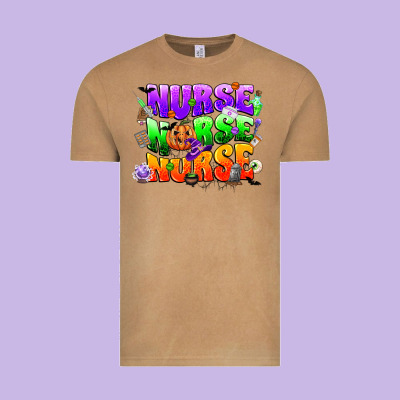 Nurse Nurse Nurse Halloween Vintage Tee Designed By Cowgirlartshop