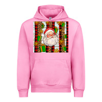 Fuchsia Pink santa with gifts Urban Hoodie - AdoDesignShop