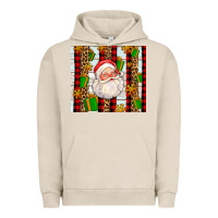 Pigment French Oak santa with gifts Urban Hoodie - AdoDesignShop