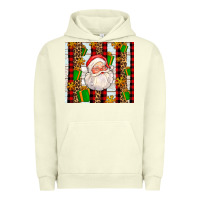 Pigment Pistachio santa with gifts Urban Hoodie - AdoDesignShop