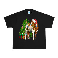 Black american paint horse christmas tree Urban Heavy Tee - CowGirlArtShop