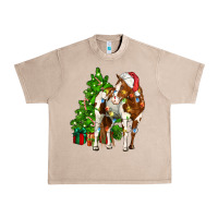 French Oak american paint horse christmas tree Urban Heavy Tee - CowGirlArtShop