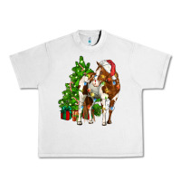 Lunar Rock american paint horse christmas tree Urban Heavy Tee - CowGirlArtShop