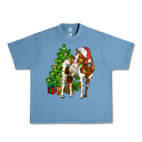 Pebble Blue american paint horse christmas tree Urban Heavy Tee - CowGirlArtShop