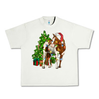 Pistachio american paint horse christmas tree Urban Heavy Tee - CowGirlArtShop