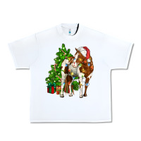 White american paint horse christmas tree Urban Heavy Tee - CowGirlArtShop