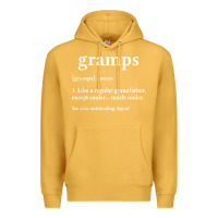Mustard Grandpa Gift for Gramps, Fathers Day Birthday Gift Idea Premium Hoodie - trangStudio