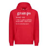 Grandpa Gift For Gramps, Fathers Day Birthday Gift Idea Premium Hoodie | Teevron