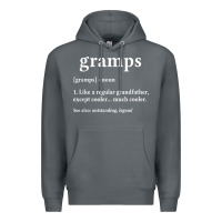 Rock Grandpa Gift for Gramps, Fathers Day Birthday Gift Idea Premium Hoodie - trangStudio