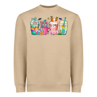 Mushroom easter day coffee gnome Heavyweight Sweatshirt - CowhideDigitalArt