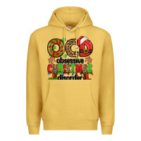 Antique Gold ocd obsessive christmas disorder Premium Hoodie - Jasminsmagicworld