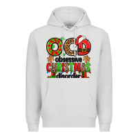 Dove Grey ocd obsessive christmas disorder Premium Hoodie - Jasminsmagicworld