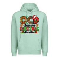 Seafoam ocd obsessive christmas disorder Premium Hoodie - Jasminsmagicworld