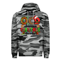 Slate Camo ocd obsessive christmas disorder Premium Hoodie - Jasminsmagicworld