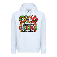 White ocd obsessive christmas disorder Premium Hoodie - Jasminsmagicworld