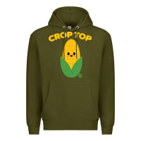 Army Green corn t  shirt c r o p t o p t  shirt Premium Hoodie - trangStudio