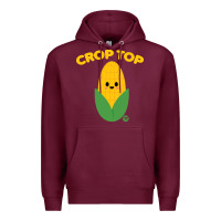 Burgundy corn t  shirt c r o p t o p t  shirt Premium Hoodie - trangStudio