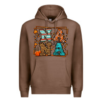 Chestnut Fall Autumn Leopard Nana Premium Hoodie - LillyAllenDesigns