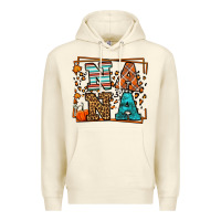 Sandshell Fall Autumn Leopard Nana Premium Hoodie - LillyAllenDesigns