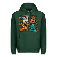 Sports Green Fall Autumn Leopard Nana Premium Hoodie - LillyAllenDesigns
